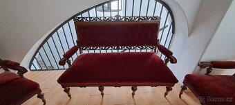 Zámecká pohovka s křesly - 2