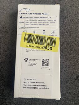 Wireless car adaptér AIZEO SYY04 – nový - 2