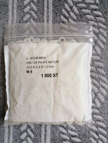 Plastové podložky 1000ks. - 2