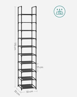 Nový botník- regál - 2