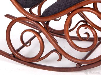 Starožitné houpací křeslo THONET, 1925. - 2