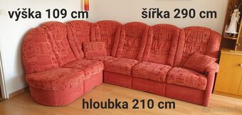 Rozkládací sedačka a křeslo - 2