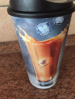 KELÍMEK S VÍČKEM NA KÁVU TRAPPE -400 ml - 2