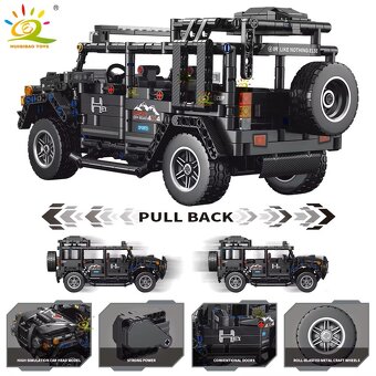 Stavebnice Jeep Hummer kompatibilní s LEGO - 2