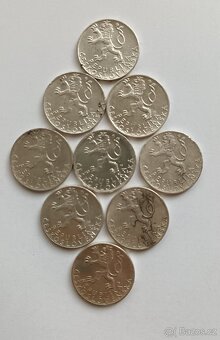 Stříbrné mince 50kčs SNP 1947 - 2