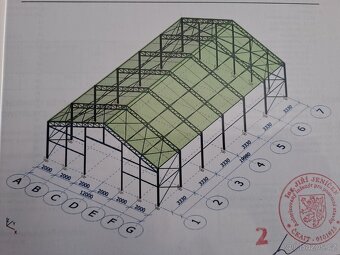 Prodej NOVÉ montované haly JECH 12m x 20m x 6,5m - 2