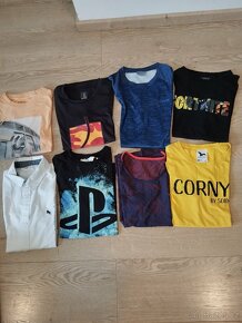 Chlapecký set oblečení 146/152- velká krabice top stav - 2