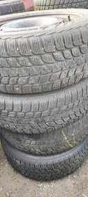 Plechová kola 15" s pneu 195/65/15, 6Jx15, ET 47, VW, Škoda - 2