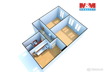 Prodej bytu 2+1, 69 m², Děčín, ul. Jungmannova - 2