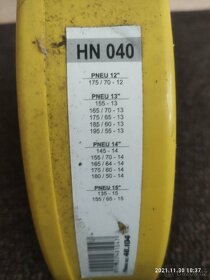 Sněhové řetězy na pneu 13-14-15 zánovní - 2