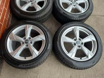 Alu 18" 5X112 Orig Audi S-line , zimní 90% , TOP - 2