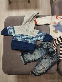 Prodam sadu obleceni pro chlapecka vel 68 (18 kusu) - 2