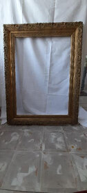 Rám dřevěný zlacený - 2