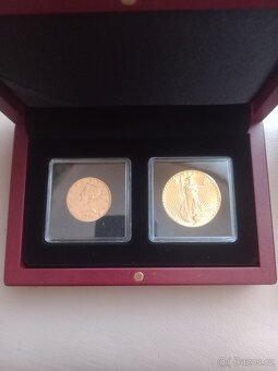 Americký Dvacetidolar 1926 a Desetidolar 1881 - 2