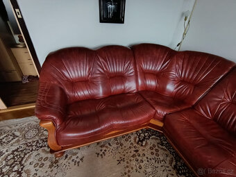 Set kožené sedačky a křesla - 2