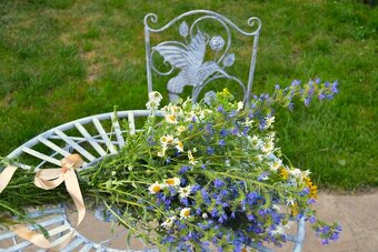 Kovový set PROVENCE - šedá - 2