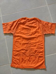-NOVÉ- Funkční bezešvé oranžové triko Klimatex – vel. S, M - 2