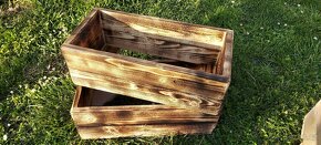Dřevěný truhlík, obal - 2