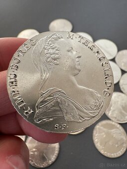 Stříbrná mince Levantský tolar Marie Terezie 1780  (novoražb - 2