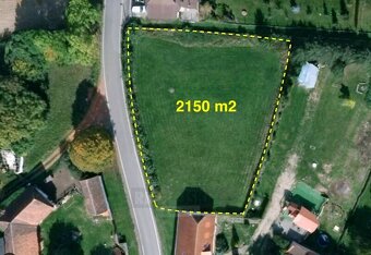 Prodej pozemku pro bydlení, 2150 m2 s možností rozparcelován - 2