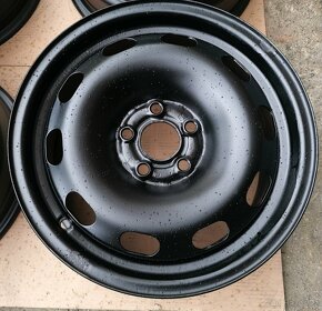 Plechové disky 15" 5X100 J6.0 ET38 Škoda VW,Seat,Audi - 2