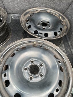 Disky Škoda 5x100 R15, slušný stav - 2
