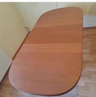 Rozkládací stůl masiv + 4 židle - 2