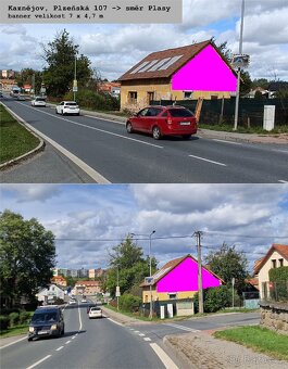 Reklamní plocha Kaznějov ( u hlavní silnice ) - 2