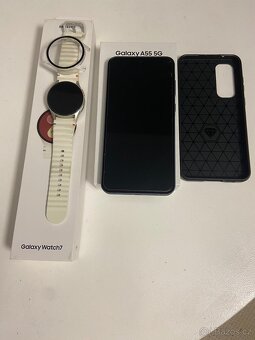 Samsung Galaxy A55 5G , 128 GB + Samsung Galaxy Watch7 - 2