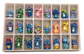 Adventní kalendář - Stitch - 24 okének samé figurky. - 2