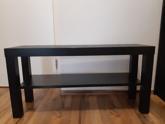 Policový regál + TV stolek / lavice - 2