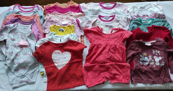 Balík oblečení pro holčičku vel. 80-86 - 2