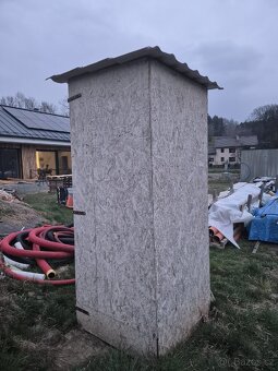 Kadibudka, suché WC, stavební WC - 2
