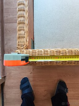 Ratanová postel z masivu - 2