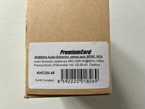 PremiumCord Audio Extractor 4K@60Hz - 2