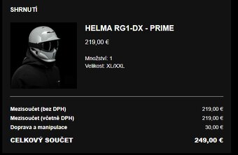 Helma přilba Ruroc RG1-DX - Prime - 2