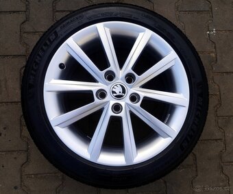 Alu kola originál Škoda Octavia III 5x112 R17 Teron - 2