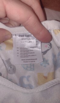 Svrchní nepromokavé plenkové kalhotky 2,5-5 kg a do 9 kg, 4 - 2