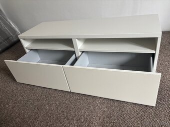 TV stolek Ikea Besta bilý - 2