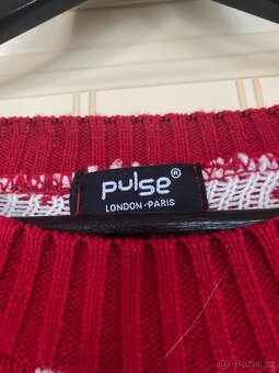 DÁMSKÝ VÁNOČNÍ SVETR  vel. XL zn , PULSE - 2