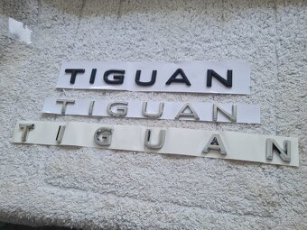 Chrómové a čierne nápisy na kufor VOLKSWAGEN - 2