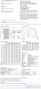 Solární panel canadian 600W bifacial silver frame - 2