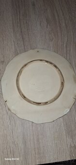 Starožitný dezertní talíř Schűtz Blansko - 2