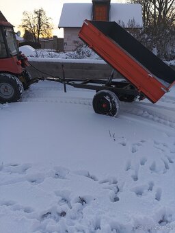 Sklápěcí vlek za malotraktor - 2