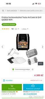 TESLA Horkovzdušná friteza - 2