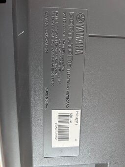 Klávesy YAMAHA PSR E313 - 2