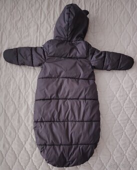 Zimní černý fusák vel.62 - 68 - 2