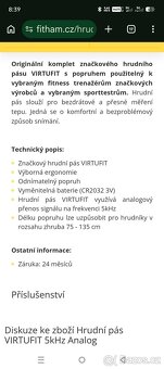 Hrudní pás virtufit analog - 2