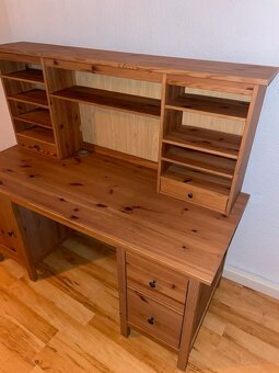 Psací stůl z masivního dřeva - borovice - 2