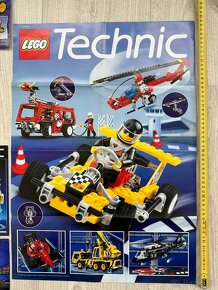 Lego Technic katalogy a plakát od roku 1989 - 2